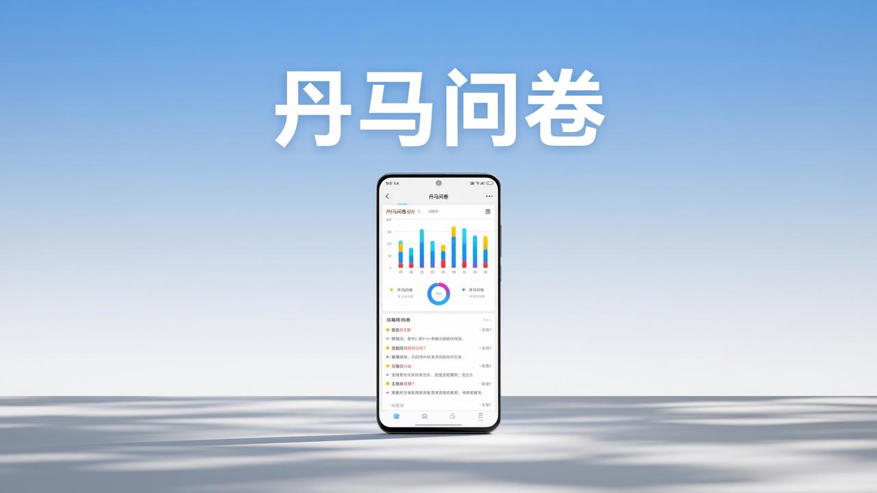 推荐一个问卷调查小程序？「丹马问卷」免费、自动阅卷、自动统计