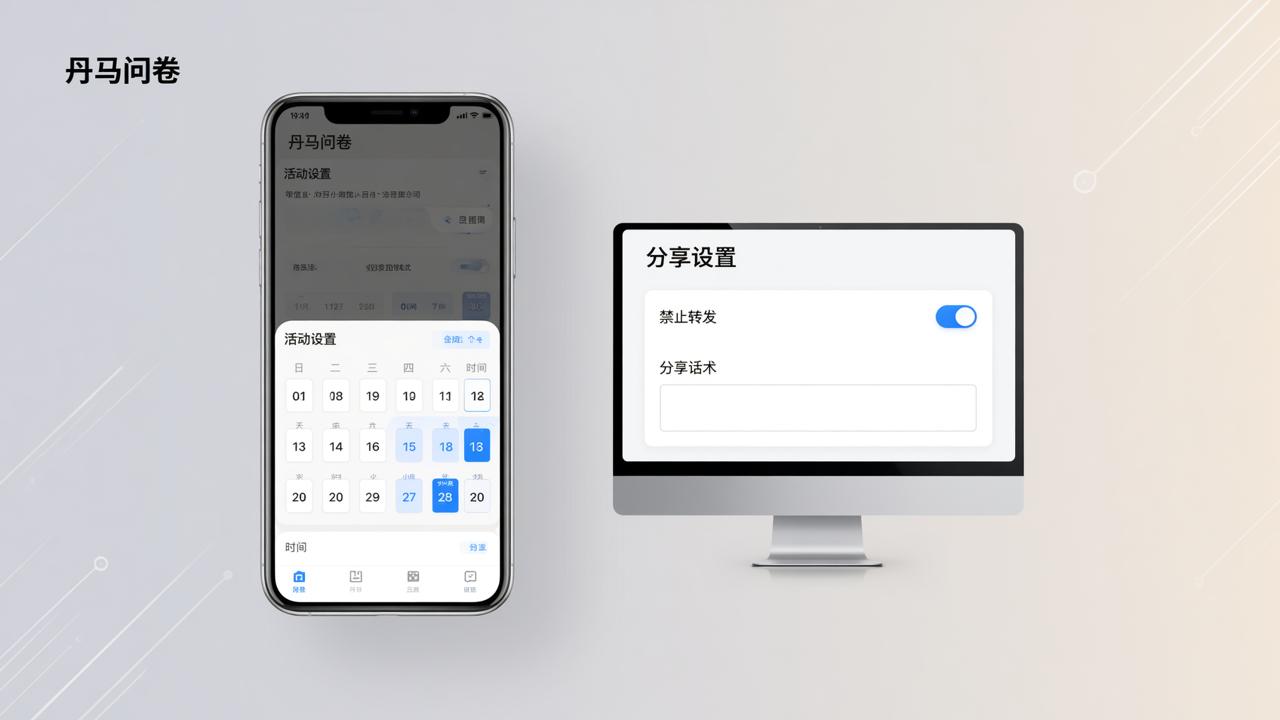 问卷截止时间和分享设置怎么弄？「丹马问卷」支持截止时间+分享权限一键配置
