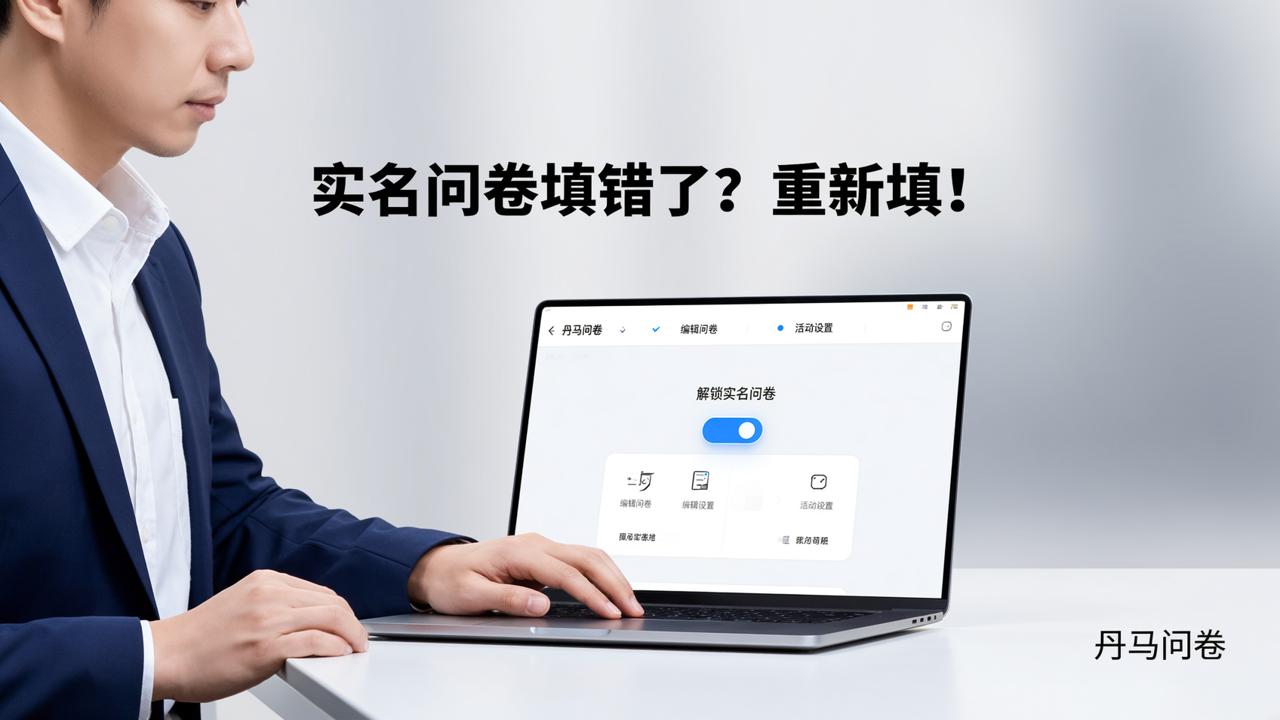实名问卷填错了怎么重新填？「丹马问卷」解锁实名问卷，修改填写权限