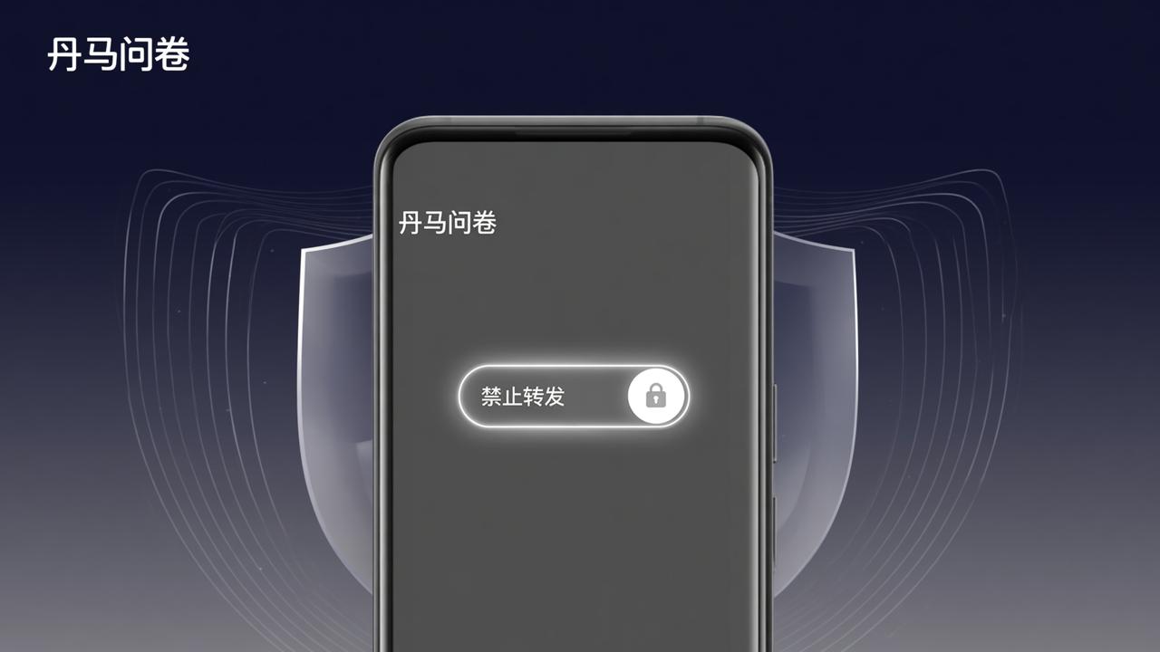 问卷怎么禁止转发？「丹马问卷」禁止转发设置，控制问卷分享范围保护数据隐私