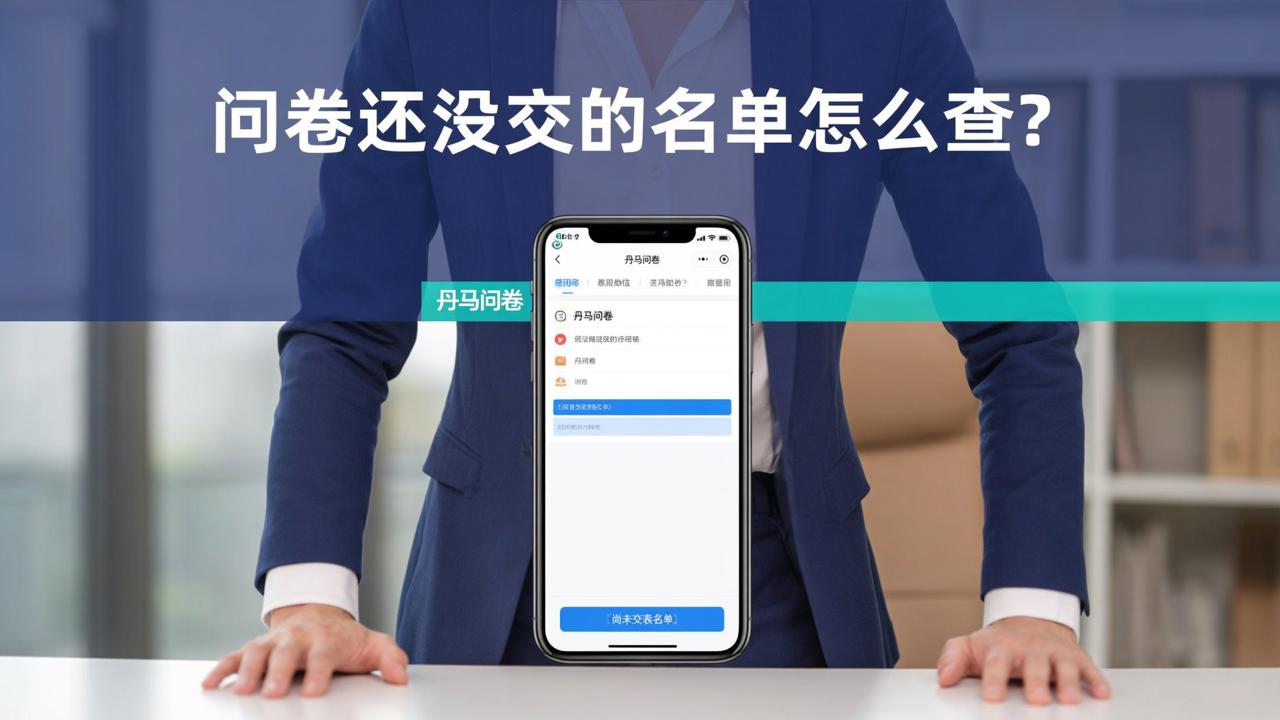 问卷还没交的名单怎么查？「丹马问卷」查看尚未交表名单，掌握填写进度