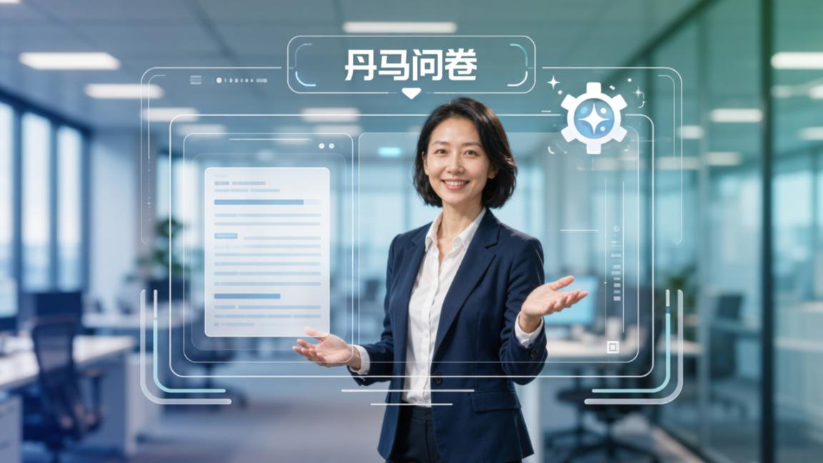 调查问卷自动生成器有哪些？「丹马问卷」在线生成问卷模板，扫码即填自动汇总