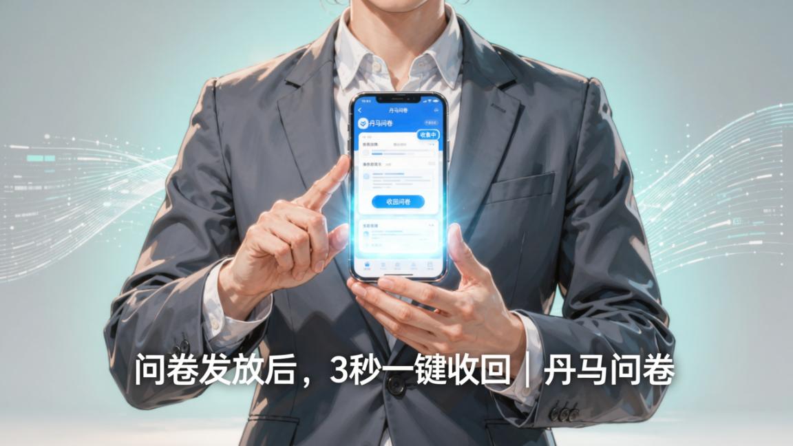 问卷调查发放后想收回要怎么办？「丹马问卷」一键回收停止收集，设置灵活可控