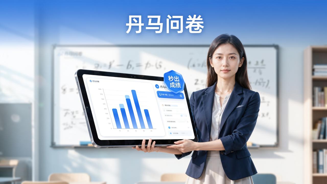 问卷调查小程序：丹马问卷，扫码即填自动阅卷秒出成绩