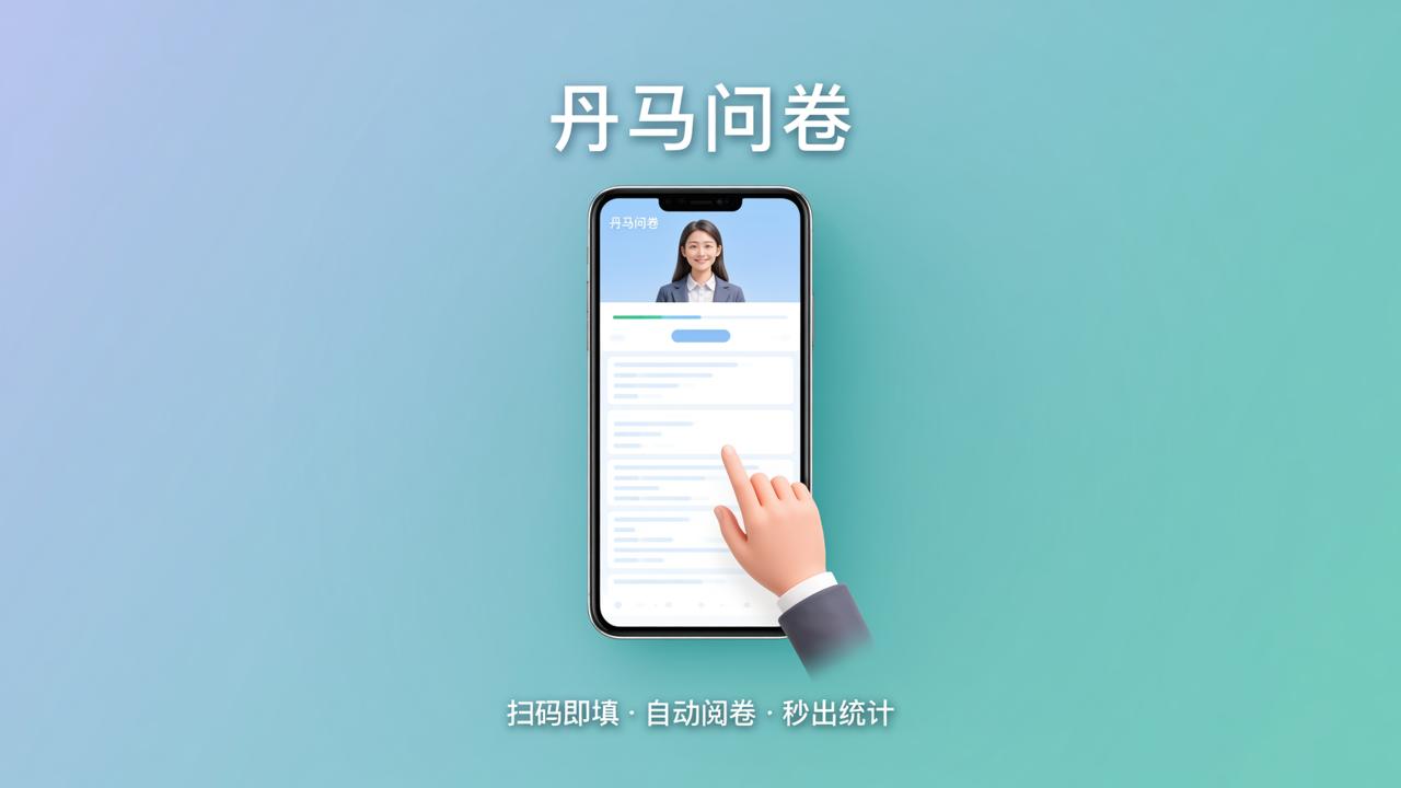 在线问卷调查小程序：丹马问卷，扫码即填自动阅卷秒出统计